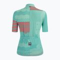 Maglia ciclismo donna Santini Giada Optic aqua 2