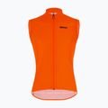 Gilet da bicicletta Santini Nebula Puro da uomo, arancione vistoso