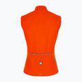 Gilet da bicicletta Santini Nebula Puro da uomo, arancione vistoso 2