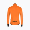 Giacca da ciclismo Santini Guard Nimbus arancio fluo da uomo 7