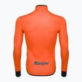 Giacca da ciclismo Santini Guard Nimbus arancio fluo da uomo 2