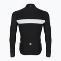 Felpa da ciclismo Santini Adapt bianco/nero da uomo 2