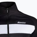 Giacca da ciclismo da uomo Santini Colore Winter bianco/nero 3