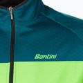 Giacca da ciclismo Santini Colore Winter nera/verde da uomo 3