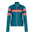 Felpa ciclismo donna Santini Coral Bengal teal/orange