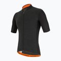 Maglia da ciclismo Santini Colore Puro nera da uomo 2