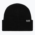 Cappello invernale EA7 Emporio Armani Mountain Logo Series Big Beanie black 2