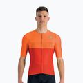 Maglia da ciclismo Sportful Light Pro da uomo rosso peperoncino/carota