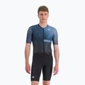 Tuta da ciclismo da uomo Sportful Bomber nero/blu galassia