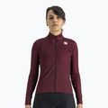 Maglia termica Sportful Kelly a maniche lunghe da ciclismo donna, vino rosso