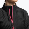 Felpa Dainese Hp Mid nera e rosa da donna 6