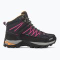 CMP stivali da trekking da donna Rigel Mid Wp antracite/bouganville 2