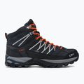 Scarpe da trekking CMP Rigel Mid grigio-arancio da uomo 3Q12947 2