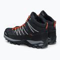 Scarpe da trekking CMP Rigel Mid grigio-arancio da uomo 3Q12947 3