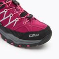 Scarponi da trekking CMP per bambini Rigel Low Wp berry / rosa fluo 7