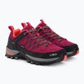 Stivali da trekking da donna CMP Rigel Low magenta/antracite 5