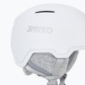 Casco da sci Briko Yuki matt shiny white/silver 7
