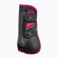 Protezioni anteriori per cavalli Veredus Olympus colorate nero/rosa chiaro