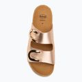 Ciabatte da donna Scholl Montery 2 Straps Ad Med rosa/oro 5