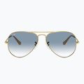Occhiali da sole Ray-Ban Aviator Classic arista gold/light blue 2