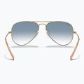 Occhiali da sole Ray-Ban Aviator Classic arista gold/light blue 5