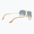 Occhiali da sole Ray-Ban Aviator Classic arista gold/light blue 6