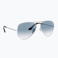 Occhiali da sole Ray-Ban Aviator Classic silver/light blue