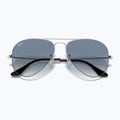 Occhiali da sole Ray-Ban Aviator Classic silver/light blue 3