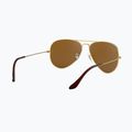 Occhiali da sole Ray-Ban Aviator Classic arista gold/brown polarized 6