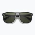 Occhiali da sole Ray-Ban Boyfriend black/dark green polarized 3