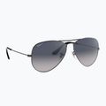 Occhiali da sole Ray-Ban Aviator Classic gunmetal/blue polarized
