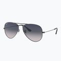 Occhiali da sole Ray-Ban Aviator Classic gunmetal/blue polarized 4