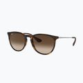 Occhiali da sole Ray-Ban Erika Classic matt havana/brown 4