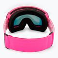 Maschera da sci Neon Beam pink/mirror red 3
