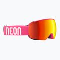 Maschera da sci Neon Beam pink/mirror red