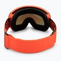 Maschera da sci Neon Beam red/mirror steel 3