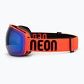 Maschera da sci Neon Beam red/mirror steel 4