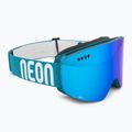 Maschera da sci Neon Light petroleum/mirror blue