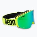 Maschera da sci Neon Light yellow/mirror green