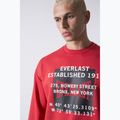 Felpa Everlast Streetwear a girocollo da uomo rosso/nero 4
