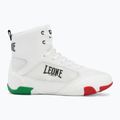 Scarpe da boxe LEONE 1947 Premium black/lime/blue/white 2