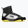 Scarpe da boxe LEONE 1947 Premium Boxing black/lime/black/lime 2