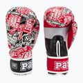 Guanti da boxe LEONE bambino 1947 Patch nero/rosso 3