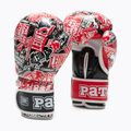 Guanti da boxe LEONE bambino 1947 Patch nero/rosso 7
