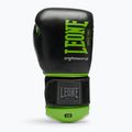 Guantoni da boxe LEONE 1947 Il Tecnico N3 nero/verde 2