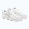 Diadora Magic Basket Low Icona Leather scarpe bianco/bianco 4