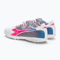 Scarpe da calcio Diadora Brasil Elite Veloce GR TFR uomo bianco/rosa fluo/blu fluo 3