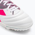 Scarpe da calcio Diadora Brasil Elite Veloce GR TFR uomo bianco/rosa fluo/blu fluo 7