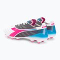 Scarpe da calcio Diadora Brasil Elite Veloce GR ITA LPX Uomo bianco/rosa fluo/blu fluo 3