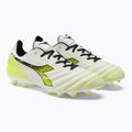 Scarpe da calcio Diadora Brasil Elite Tech GR ITA LPX uomo bianco/nero/giallo fluo 4
